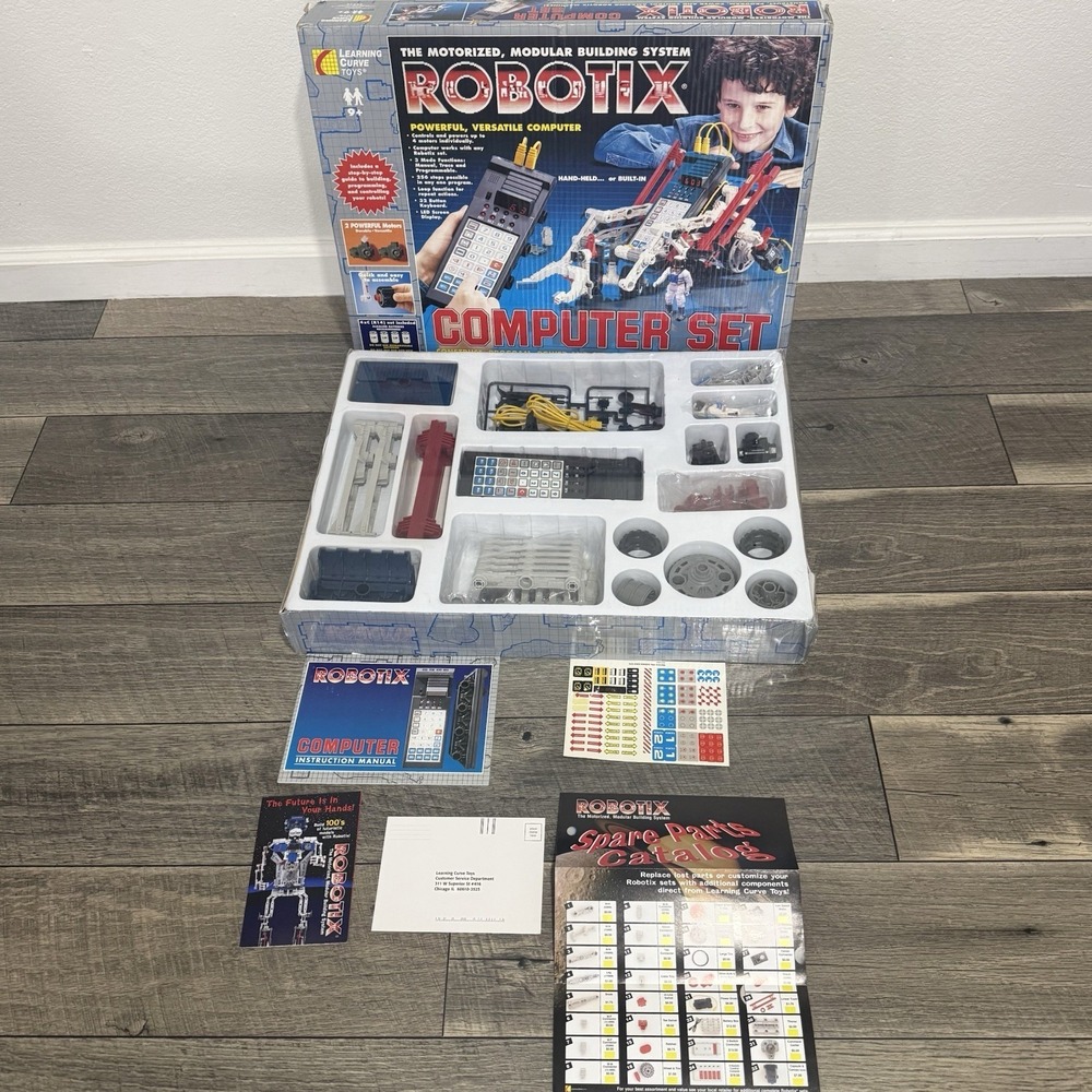 VTG 1996 Learning Curve Robotix Computer Set 98510 Motorized Building System NEW
